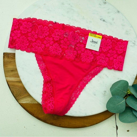 Jenni Intimates Lace Thong Panties Bundle 4 Pairs - Picture 4 of 7